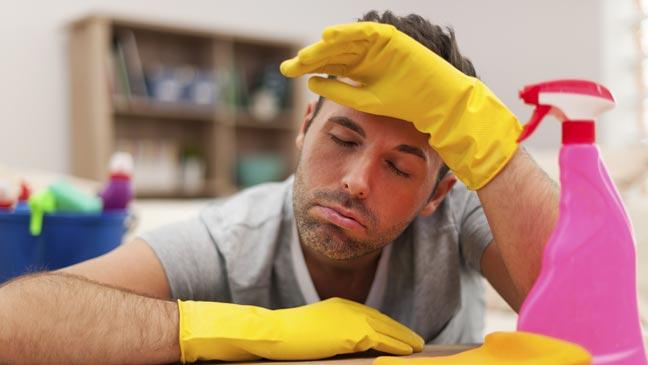 men doing housework