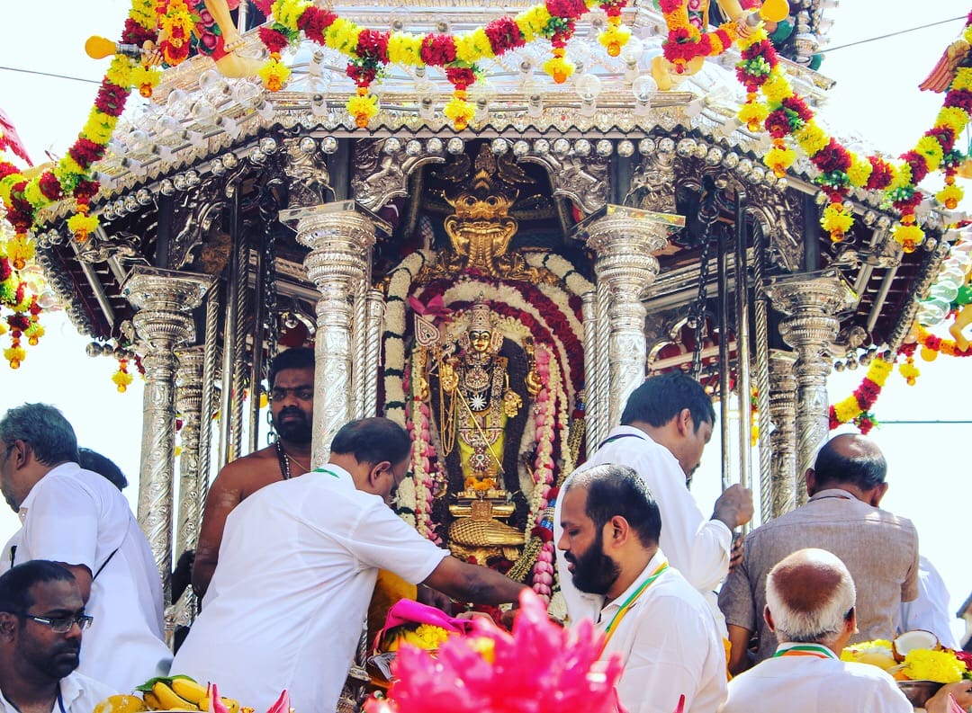 Penang thaipusam Silver chariot